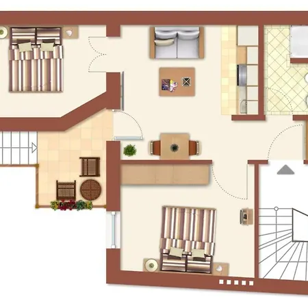 Seevogel/kormoran Appartement *